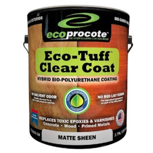 The Best Concrete Sealer Option: EcoProCote Eco-Tuff Clearcoat Concrete Sealer