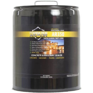 The Best Concrete Sealer Option: Foundation Armor AR350 Wet Look Concrete Sealer