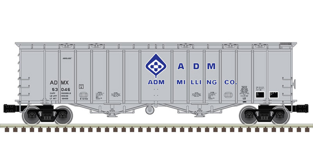 ADM Milling 50-foot Airslide covered hopper.